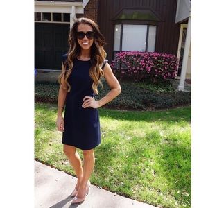 J Crew Navy Blue Dress